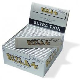 Rizla King Size Slim Rolling Papers - Silver