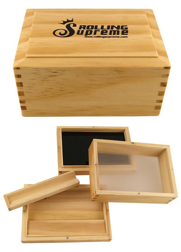 Rolling Supreme  Wood Sifter Box
