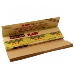 RAW Connoisseur Organic King Size Slim + Tips