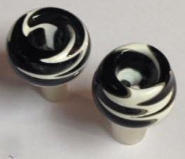 Black & White Spiral Pattern Bowl
