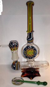 Dab Rig With Oil Dish & Dabber