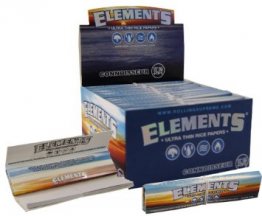 Elements King Size Slim Rice Papers + Tips