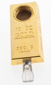 Gold Bullion Pipe 8cm