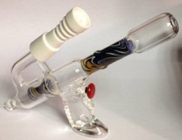 Glass Oil Bubbler Rig Gun Design