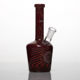 iDab Glass Small Dark Red Black Dichro Dab Rig 13cm