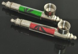 Metal Pipe With Holographic Design