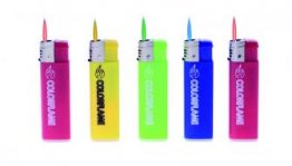 Prof Turbo Coloured Flame Lighters