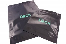 Smell Lock Black Mylar Bags Large