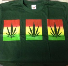 Green Leaf Design T-Shirt