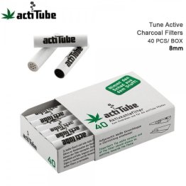 actiTube 8mm REGULAR Charcoal Filters