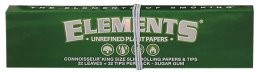 Elements Green King Size Slim Connoisseur Unrefined Papers