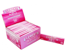 Elements Pink Kingsize Connoisseur Pack Rolling Papers & Roaches