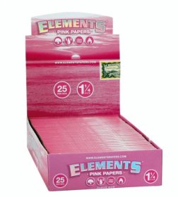 Elements Pink 1¼  Rolling Papers