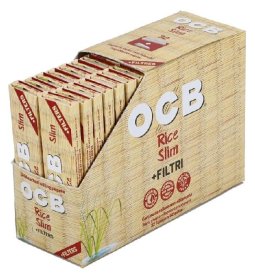 OCB Rice King Size Slim Papers + Tips