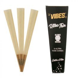 Vibes Cones 3 Pack King Size Ultra Thin