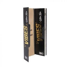 Vibes Ultra Thin Rolling Papers King Size with Tips