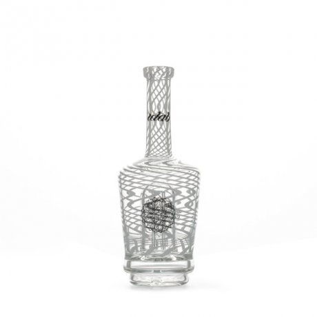 Puffco Peak Glass Attachment by iDab Glass - White Stripe