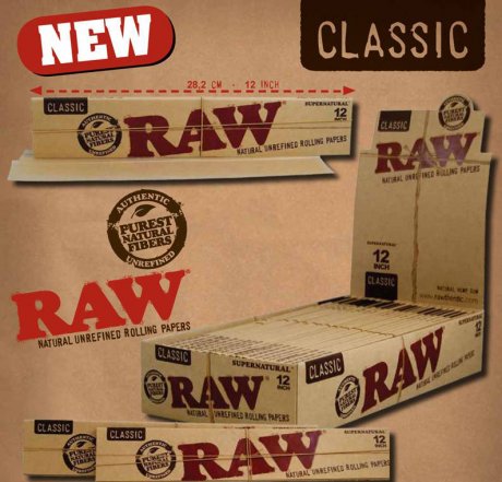 Raw 12" Rolling Papers