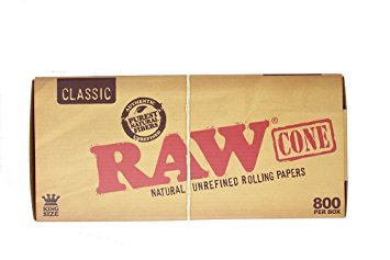 RAW King Size Pre-Rolled Cone 800 Pack