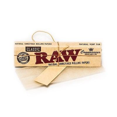 RAW Connoisseur Classic 1 1/4 Size + Tips