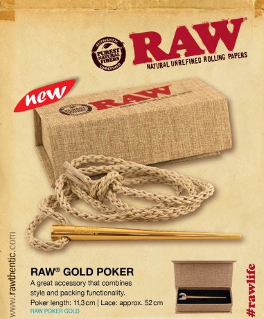 RAW Gold Poker Necklace